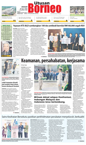 Cover of Utusan Borneo (Sarawak)
