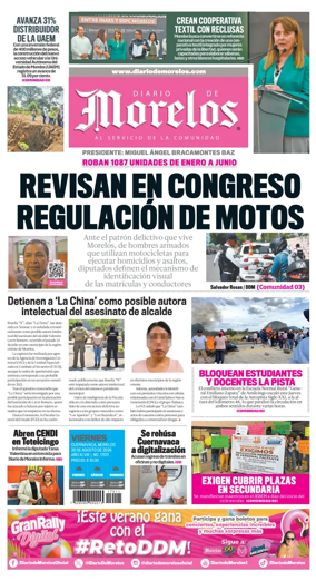 Cover of Diario de Morelos