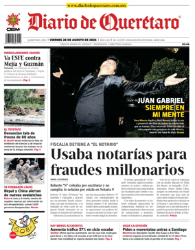 Cover of Diario de Queretaro