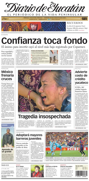 Cover of Diario de Yucatan