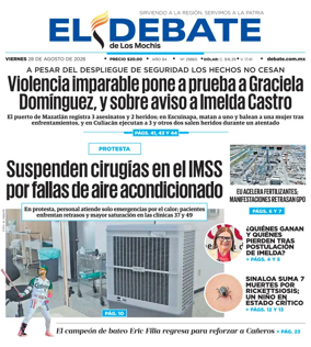Cover of El Debate de Los Mochis