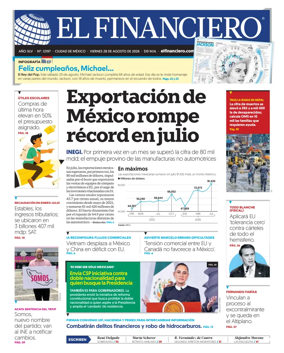 Cover of El Financiero