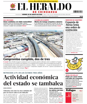 Cover of El Heraldo de Chihuahua
