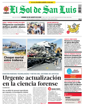Cover of El Sol de San Luis Potosi