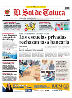 Cover of El Sol de Toluca