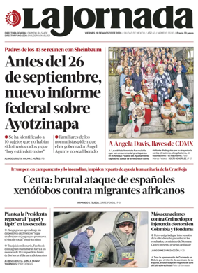 Cover of La Jornada