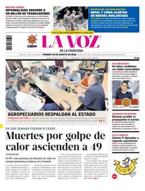 Cover of La Voz de la Frontera