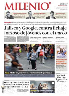 Cover of Milenio Jalisco