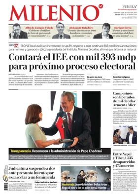 Cover of Milenio Puebla