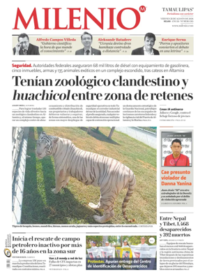 Cover of Milenio Tamaulipas