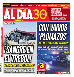 Cover of Periodico Al Dia (Irapuato)
