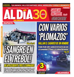 Cover of Periodico Al Dia (Salamanca)