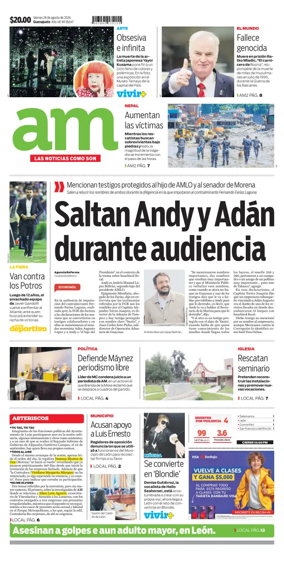Cover of Periodico AM (Leon)