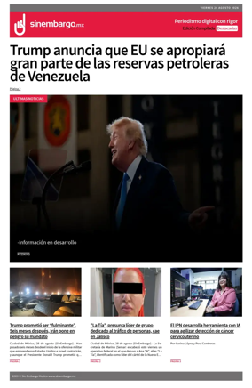Cover of Sin Embargo destacadas