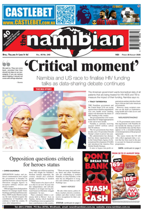 Cover of The Namibian
