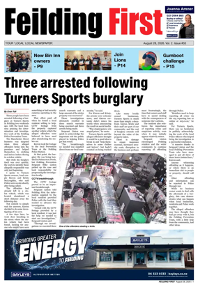 Cover of Feilding First
