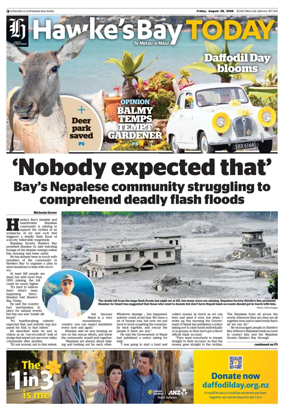 Cover of Hawke's Bay Today