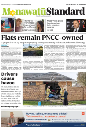 Cover of Manawatu Standard