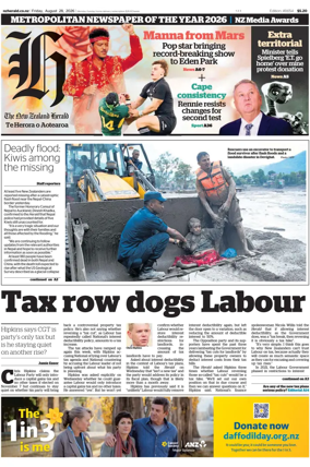 Cover of The New Zealand Herald