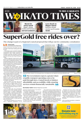Cover of Waikato Times
