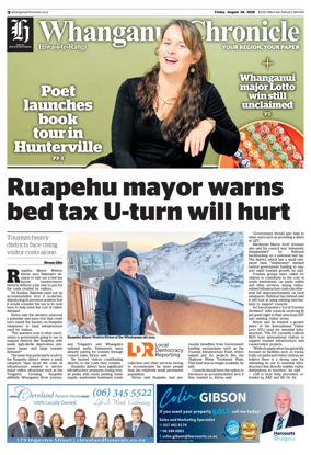 Cover of Whanganui Chronicle