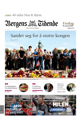 Cover of Bergens Tidende