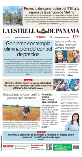 Cover of La Estrella de Panama