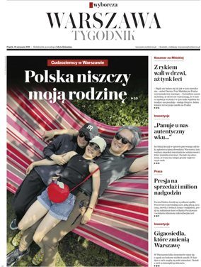 Cover of Gazeta Wyborcza Stoleczna