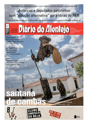 Cover of Diario do Alentejo