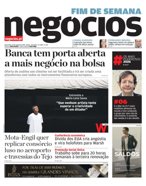 Cover of Jornal de Negocios