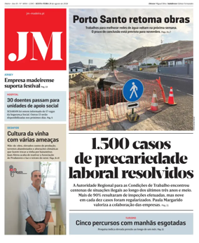 Cover of Jornal Madeira