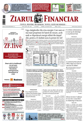 Cover of Ziarul Financiar