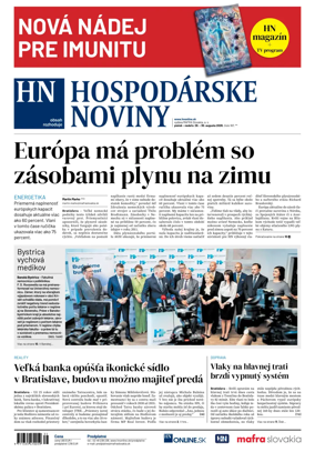 Cover of Hospodarske noviny