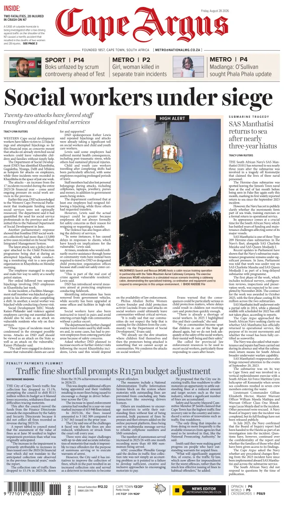 Cover of Cape Argus (PM Edition)