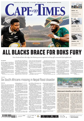 Cover of Cape Times