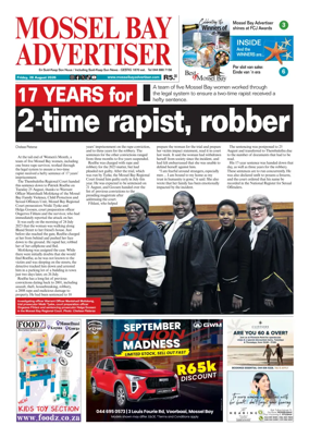 Cover of Mossel Bay Advertiser