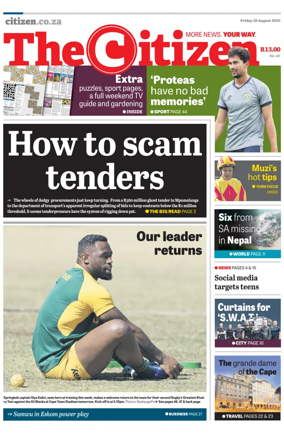 Cover of The Citizen (KZN)