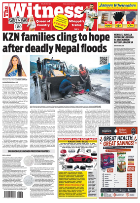 Cover of The Witness (South Africa)