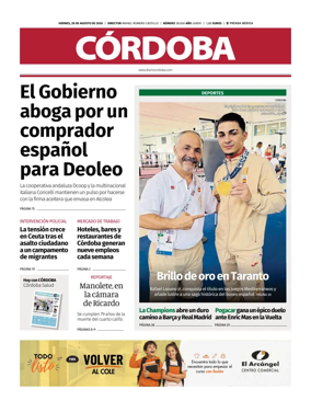 Cover of Diario Cordoba