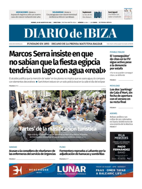 Cover of Diario de Ibiza
