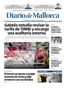 Cover of Diario de Mallorca