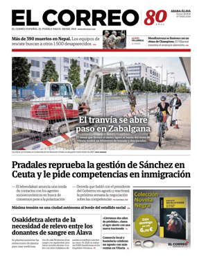 Cover of EL Correo (Alava)