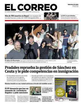 Cover of El Correo (Miranda de Ebro)
