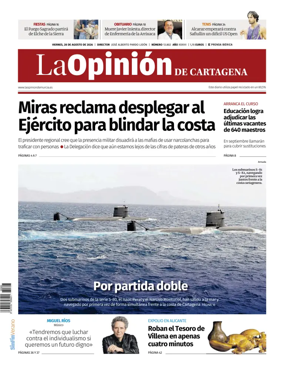 Cover of La Opinion de Murcia (Cartagena)