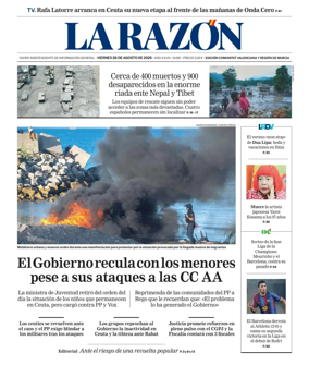 Cover of La Razon (Levante)