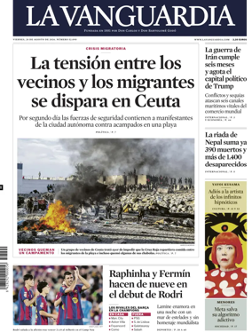 Cover of La Vanguardia (1st Edition)