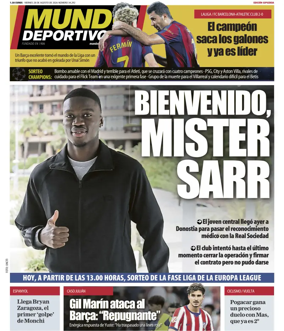 Cover of Mundo Deportivo (Gipuzkoa)