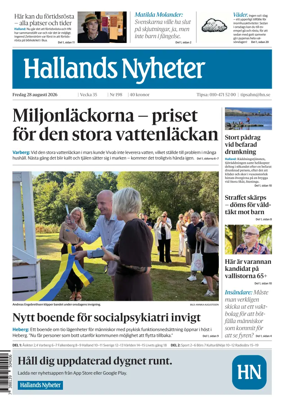 Cover of Hallands Nyheter