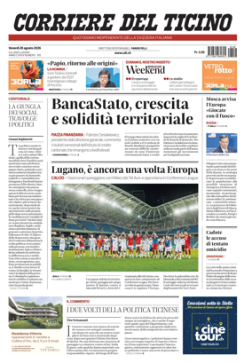 Cover of Corriere del Ticino
