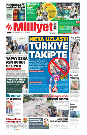 Cover of Milliyet